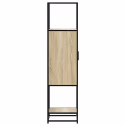 vidaXL Highboard Sonoma Oak 35.5x35x139 cm Engineered Wood and Metal - Additional view 5