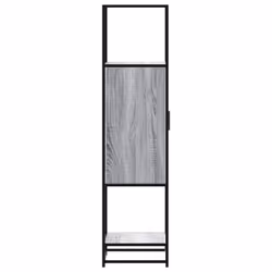vidaXL Highboard Grey Sonoma 35.5x35x139 cm Engineered Wood and Metal - Additional view 5