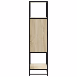vidaXL Highboard Sonoma Oak 68x35x139 cm Engineered Wood and Metal - Additional view 4