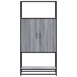 vidaXL Highboard Grey Sonoma 68x35x139 cm Engineered Wood and Metal - Additional view 3