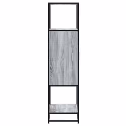 vidaXL Highboard Grey Sonoma 68x35x139 cm Engineered Wood and Metal - Additional view 4