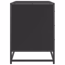 vidaXL Drawer Cabinet Brown Oak 70x41x56 cm Engineered Wood drawer chest - black - Additional view 5