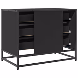 vidaXL Drawer Cabinet Brown Oak 70x41x56 cm Engineered Wood drawer chest - black - Additional view 6