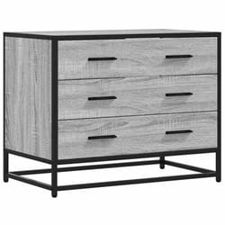 vidaXL Drawer Cabinet Brown Oak 70x41x56 cm Engineered Wood drawer chest - grey sonoma