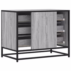 vidaXL Drawer Cabinet Brown Oak 70x41x56 cm Engineered Wood drawer chest - grey sonoma - Additional view 6