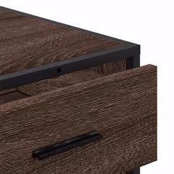 vidaXL Drawer Cabinet Brown Oak 70x41x56 cm Engineered Wood drawer chest - brown oak - Additional view 7
