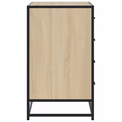 vidaXL Drawer Cabinet Storage Filing Cabinet Chest Drawer Engineered Wood - sonoma oak - Additional view 5