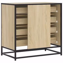 vidaXL Drawer Cabinet Storage Filing Cabinet Chest Drawer Engineered Wood - sonoma oak - Additional view 6