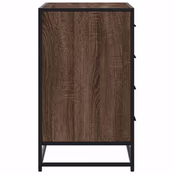 vidaXL Drawer Cabinet Storage Filing Cabinet Chest Drawer Engineered Wood - brown oak - Additional view 5