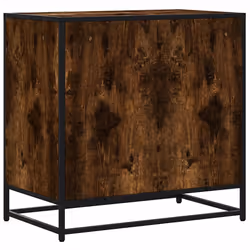 vidaXL Drawer Cabinet Smoked Oak 70x41x70 cm Engineered Wood drawer chest - smoked oak - Additional view 6