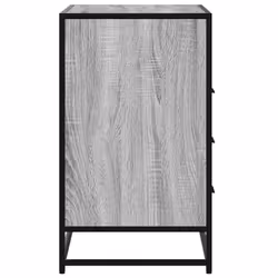 vidaXL Drawer Cabinet Smoked Oak 70x41x70 cm Engineered Wood drawer chest - grey sonoma - Additional view 5