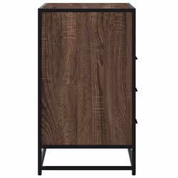 vidaXL Drawer Cabinet Smoked Oak 70x41x70 cm Engineered Wood drawer chest - brown oak - Additional view 5