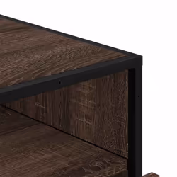 vidaXL Drawer Cabinet Smoked Oak 70x41x70 cm Engineered Wood drawer chest - brown oak - Additional view 7