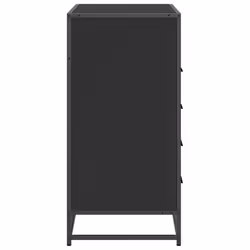 vidaXL Drawer Cabinet Sonoma Oak 70x41x70 cm Engineered Wood drawer chest - black - Additional view 5