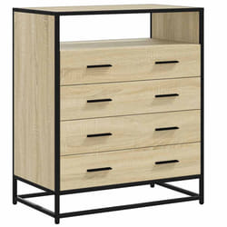 vidaXL Drawer Cabinet Sonoma Oak 70x41x70 cm Engineered Wood drawer chest - sonoma oak