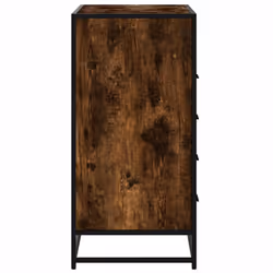 vidaXL Drawer Cabinet Sonoma Oak 70x41x70 cm Engineered Wood drawer chest - smoked oak - Additional view 5