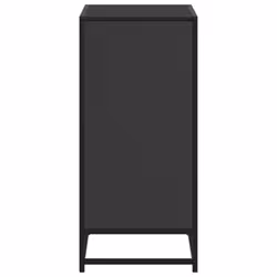 vidaXL Book Cabinet Black 60x35x76 cm Engineered Wood bookcase room divider - Additional view 4
