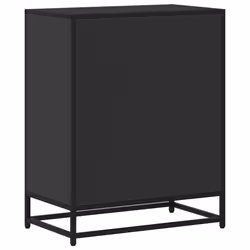 vidaXL Book Cabinet Black 60x35x76 cm Engineered Wood bookcase room divider - Additional view 5
