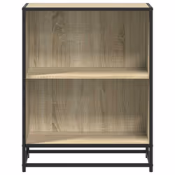 vidaXL Book Cabinet Sonoma Oak 60x35x76 cm Engineered Wood bookcase