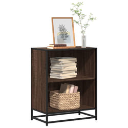vidaXL Book Cabinet Brown Oak 60x35x76 cm Engineered Wood bookcase