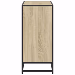 vidaXL Book Cabinet Sonoma Oak 80x35x76 cm Engineered Wood bookcase - Additional view 4
