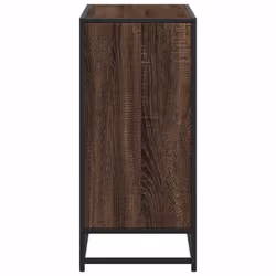 vidaXL Book Cabinet Brown Oak 80x35x76 cm Engineered Wood bookcase - Additional view 4