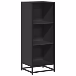 VidaXL 849109, Black, Metal, Wood, 400 mm, 350 mm, 1075 mm