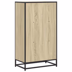 vidaXL Book Cabinet Brown Oak 60x35x107.5 cm Engineered Wood bookcase - sonoma oak, 60 cm - Additional view 5