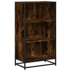 vidaXL Book Cabinet Brown Oak 60x35x107.5 cm Engineered Wood bookcase - smoked oak, 60 cm