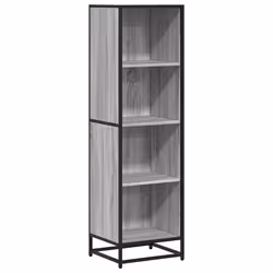 VidaXL 849127, Grey, Oak, Metal, Wood, 400 mm, 350 mm, 1390 mm