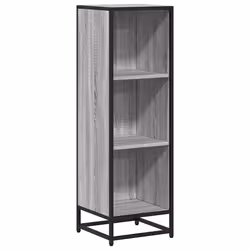 VidaXL 849157, Grey, Oak, Metal, Wood, 335 mm, 330 mm, 1075 mm