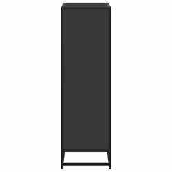 vidaXL Book Cabinet Black 65.5x33x107.5 cm Engineered Wood bookcase - Additional view 4
