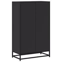 vidaXL Book Cabinet Black 65.5x33x107.5 cm Engineered Wood bookcase - Additional view 5