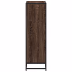 vidaXL Book Cabinet Brown Oak 65.5x33x107.5 cm Engineered Wood bookcase - Additional view 4