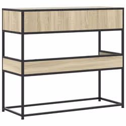 vidaXL Console Table Hall Accent End Table Tea Side Sofa Table Engineered Wood - sonoma oak - Additional view 5