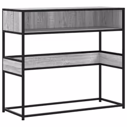 vidaXL Console Table Hall Accent End Table Tea Side Sofa Table Engineered Wood - grey sonoma