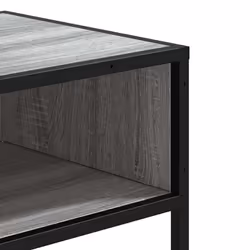 vidaXL Console Table Hall Accent End Table Tea Side Sofa Table Engineered Wood - grey sonoma - Additional view 6