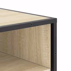 vidaXL Shoe Rack Sonoma Oak 48x38x97.5 cm Engineered Wood shoe storage - sonoma oak, 7 pcs - Additional view 6