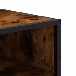 vidaXL Shoe Rack Sonoma Oak 48x38x97.5 cm Engineered Wood shoe storage - smoked oak, 8 pcs - Additional view 6