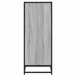 vidaXL Shoe Rack Sonoma Oak 48x38x97.5 cm Engineered Wood shoe storage - grey sonoma, 9 pcs - Additional view 4