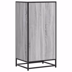 vidaXL Shoe Rack Sonoma Oak 48x38x97.5 cm Engineered Wood shoe storage - grey sonoma, 9 pcs - Additional view 5