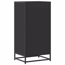vidaXL Shoe Rack Smoked Oak 48x38x97.5 cm Engineered Wood shoe storage - black - Additional view 6