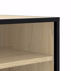vidaXL Shoe Bench Sonoma Oak 84x40x53.5 cm Engineered Wood and Metal bench - sonoma oak - Additional view 6