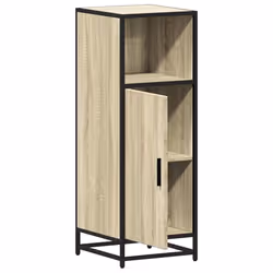 vidaXL Bathroom Cabinet Vanity Unit Cupboard Sink Cabinet Engineered Wood - sonoma oak - Additional view 5