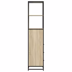 vidaXL Bathroom Cabinet Grey Sonoma 35x37.5x166 cm Engineered Wood - sonoma oak - Additional view 6