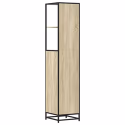 vidaXL Bathroom Cabinet Grey Sonoma 35x37.5x166 cm Engineered Wood - sonoma oak - Additional view 7