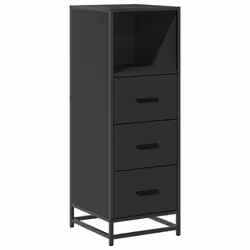 VidaXL 849249, Black, Metal, Wood, 60 kg, 350 mm, 375 mm, 1000 mm