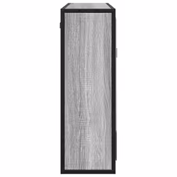 vidaXL Bathroom Mirror Cabinet Wall Mounted Cabinet Cupboard Engineered Wood - grey sonoma - Additional view 5