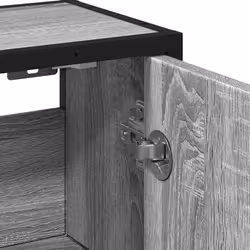 vidaXL Bathroom Mirror Cabinet Wall Mounted Cabinet Cupboard Engineered Wood - grey sonoma - Additional view 8