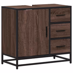 VidaXL 849278, Brown, Metal, Wood, 60 kg, 650 mm, 330 mm, 600 mm